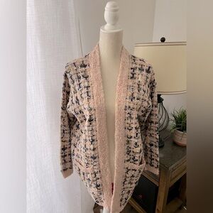 NWOT Pink Lily Cardigan